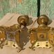 Pair of antique brass candlesticks – Napoleon III style