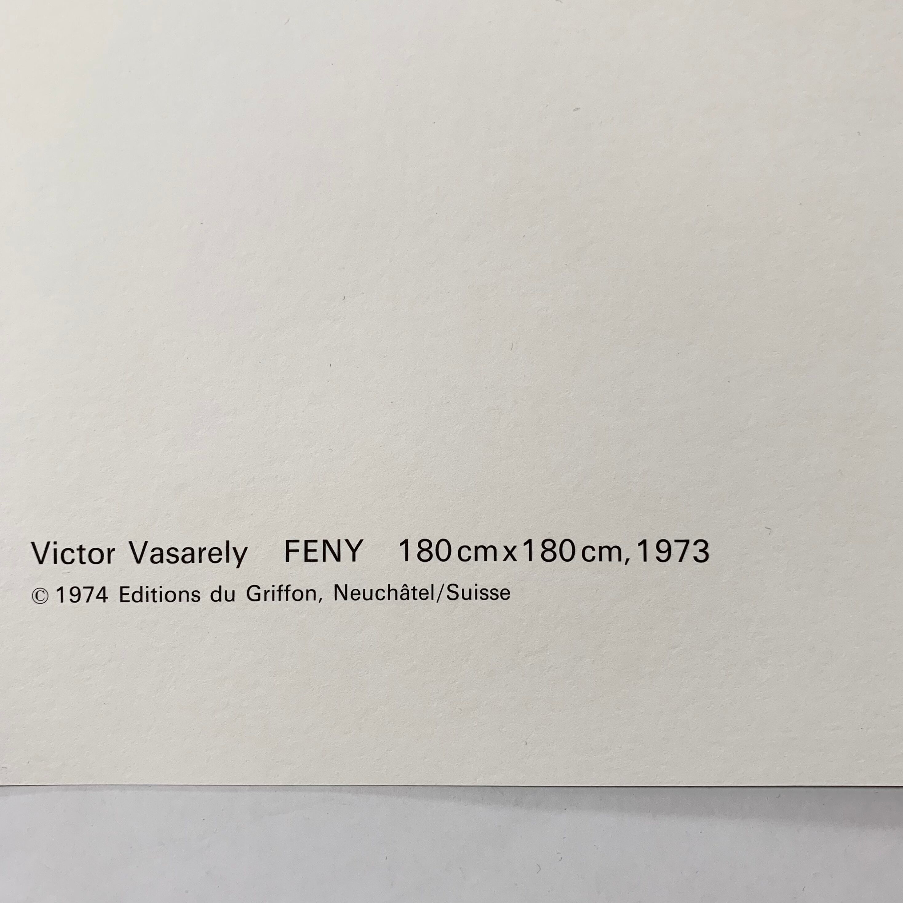 Affiche cinétique OP ART Vasarely