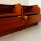 Paire de tables de chevet en teck