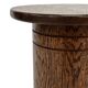 Vintage oak plant table low stool 70s design