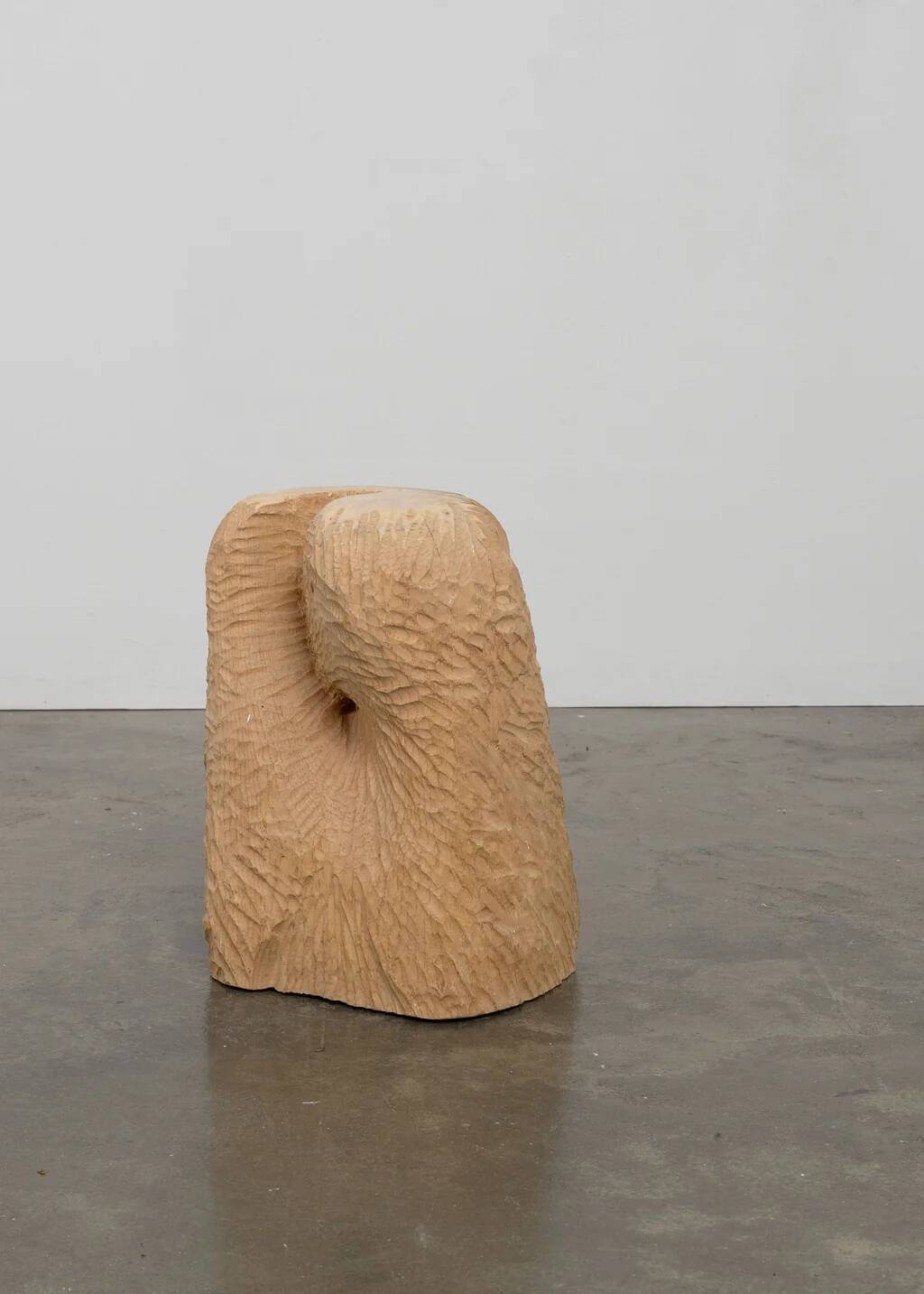 Sculptural folk craft side table