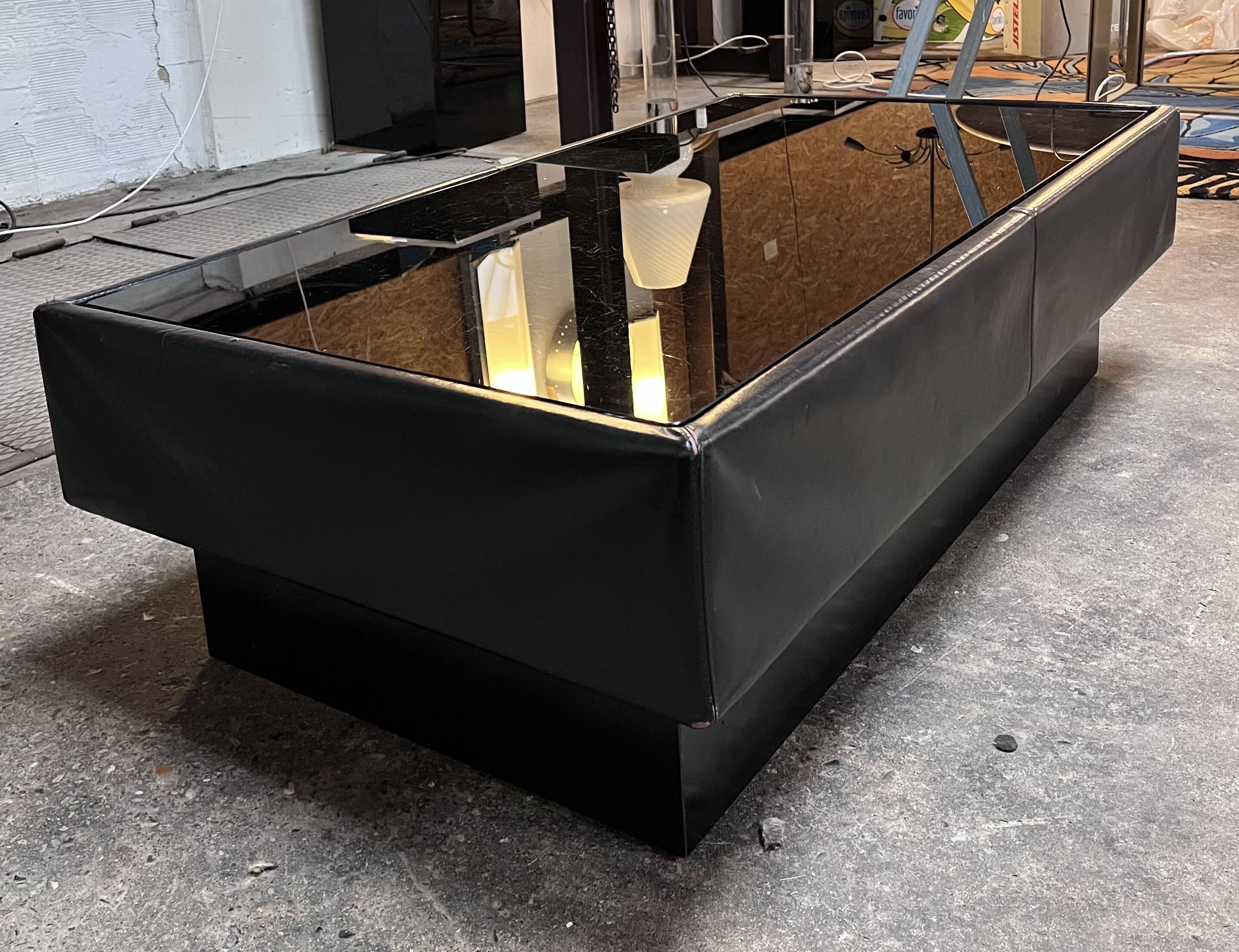 Vintage De Sede coffee table, 1970s