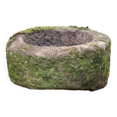19th century granite trough in round shape - Ref J1-45