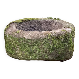Auge en granit XIXème de forme ronde - Réf J1-45