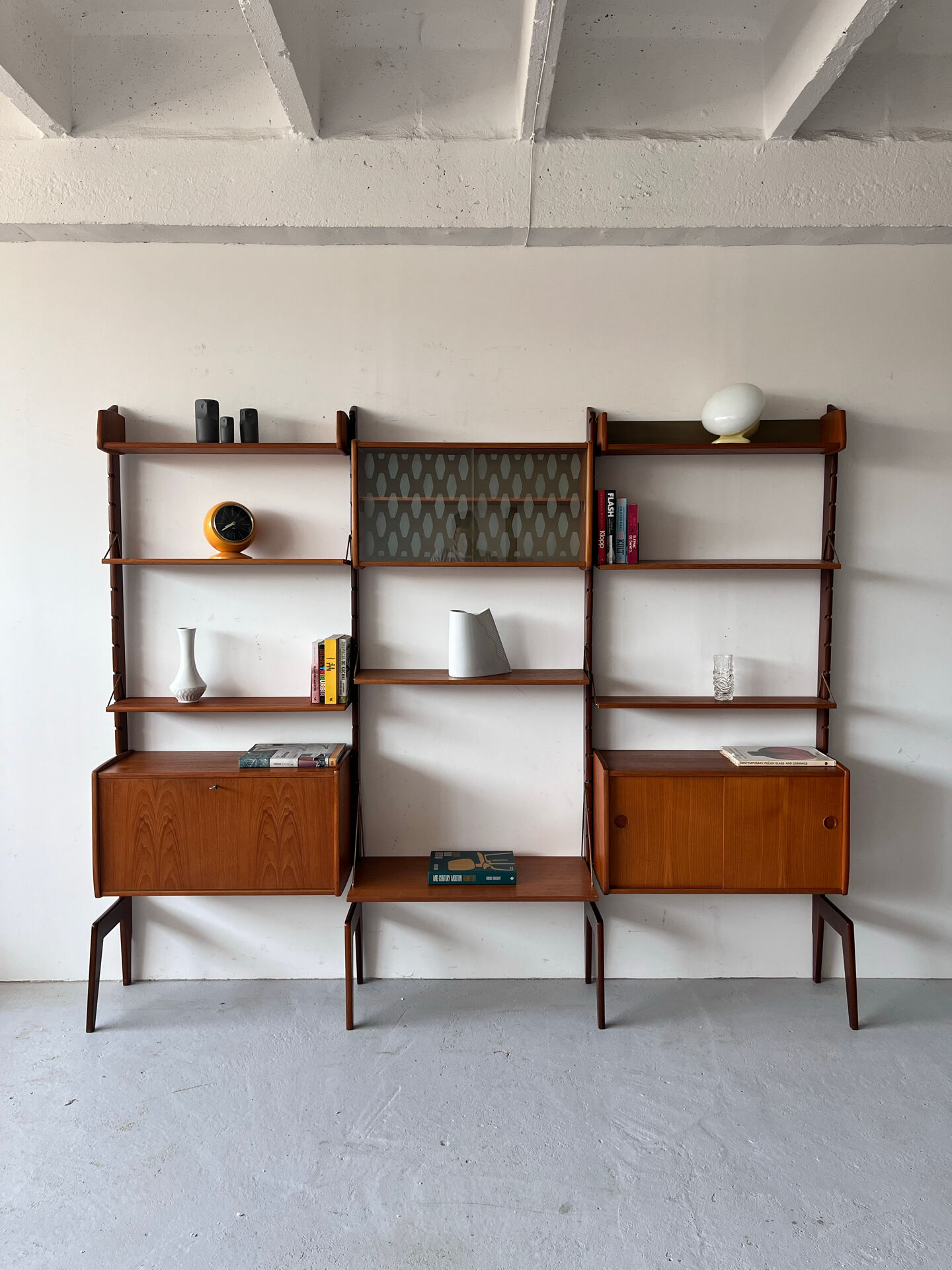 Scandinavian Bookcase by John Texmon, 1960’s, Mid Century, Norway