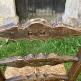 Brutalist mulched chair