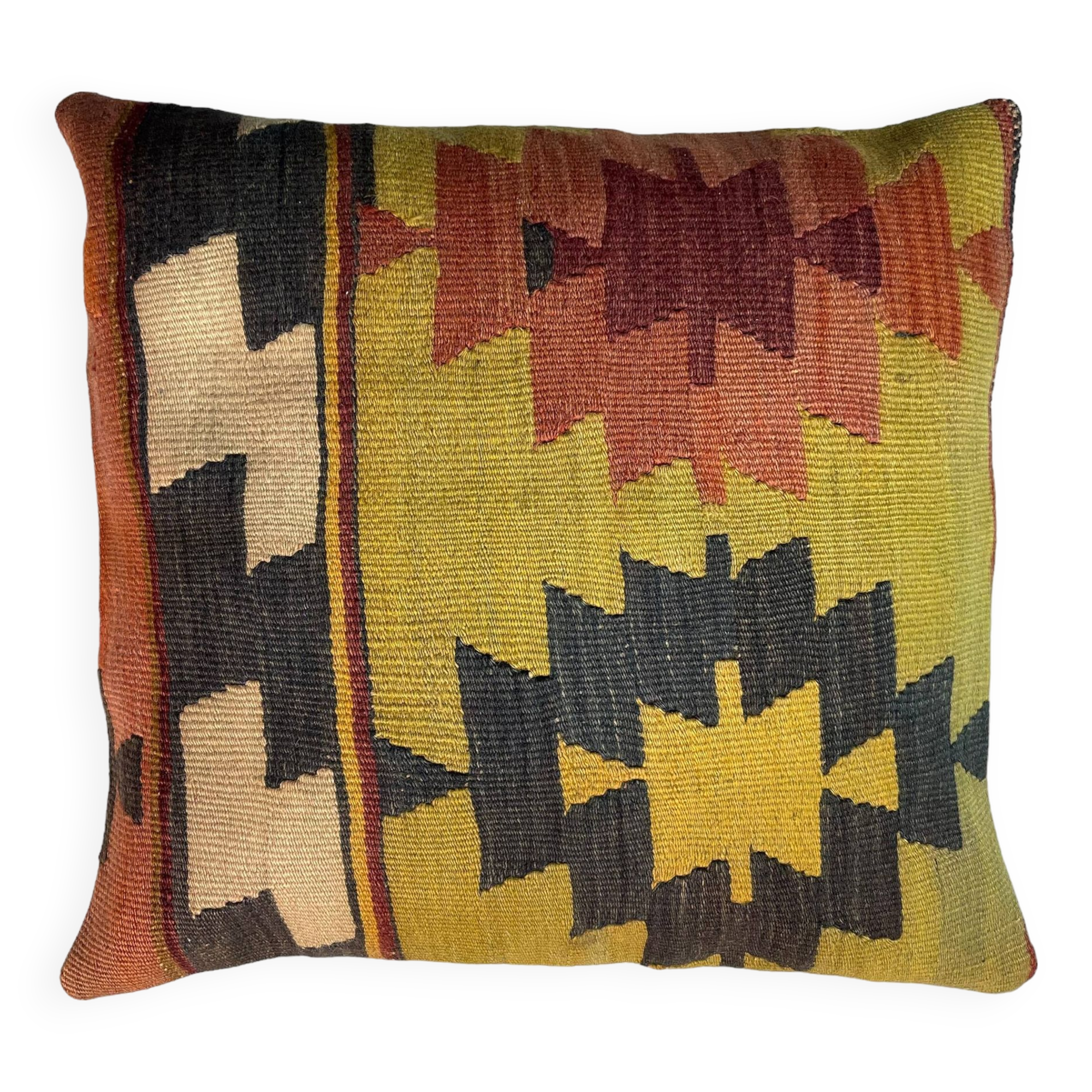 Housse de coussin kilim turque vintage, 55 x 55 cm