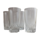 Set de 4 grands verres en cristal