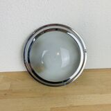 Holophane chrome porthole wall light, ceiling light