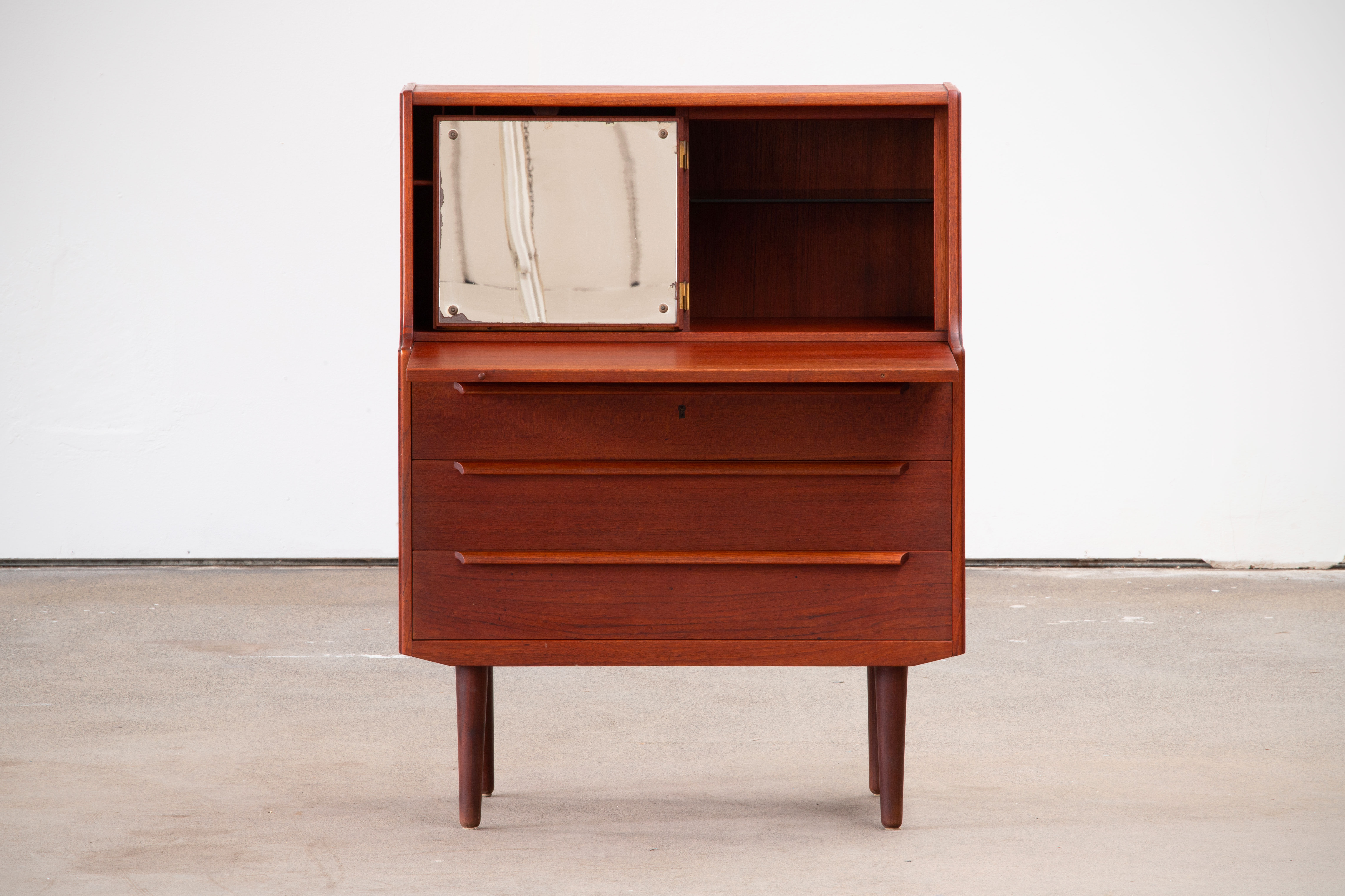 Danish secretary desk in teak 1960