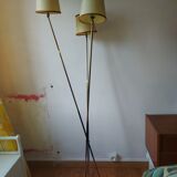 Lampadaire design en laiton 3 feux Arlus