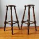 Paire de tabouret de bar vintage