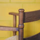 Dutch chair in wood and wicker