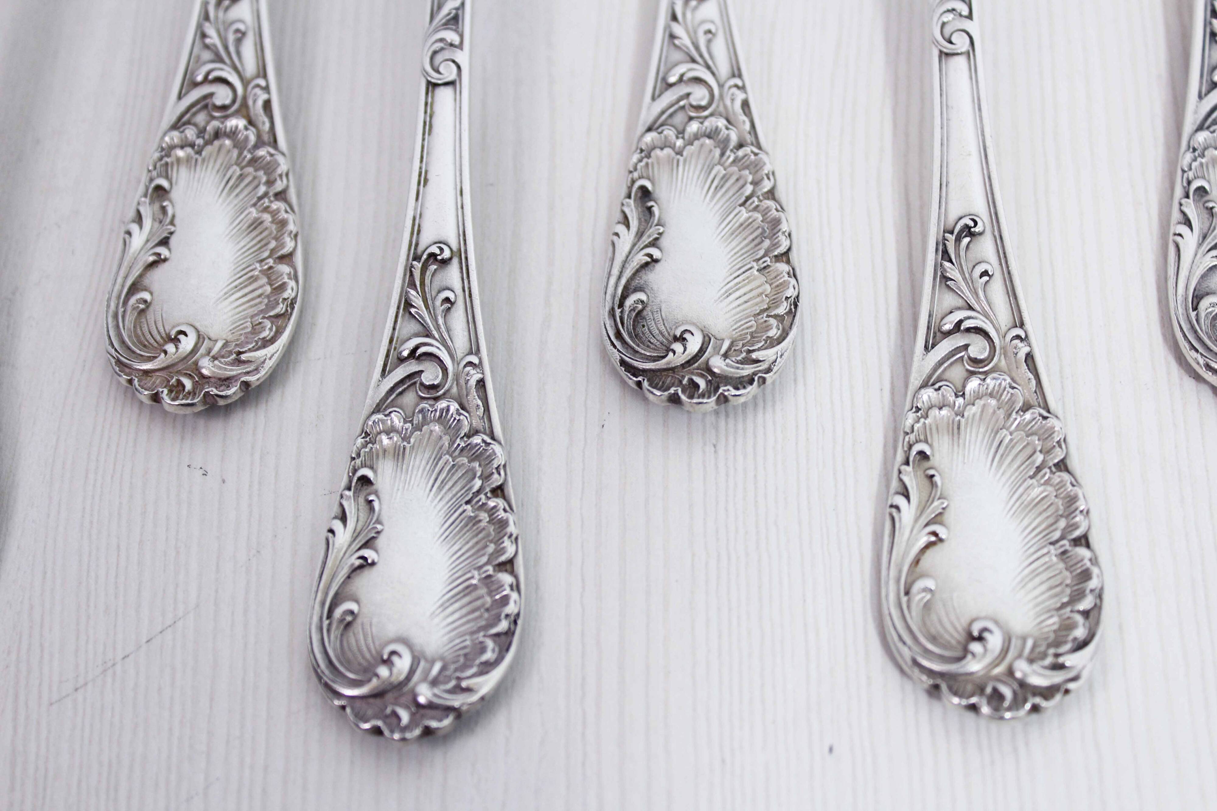 Set of 37 Emile Puiforcat cutlery in solid silver