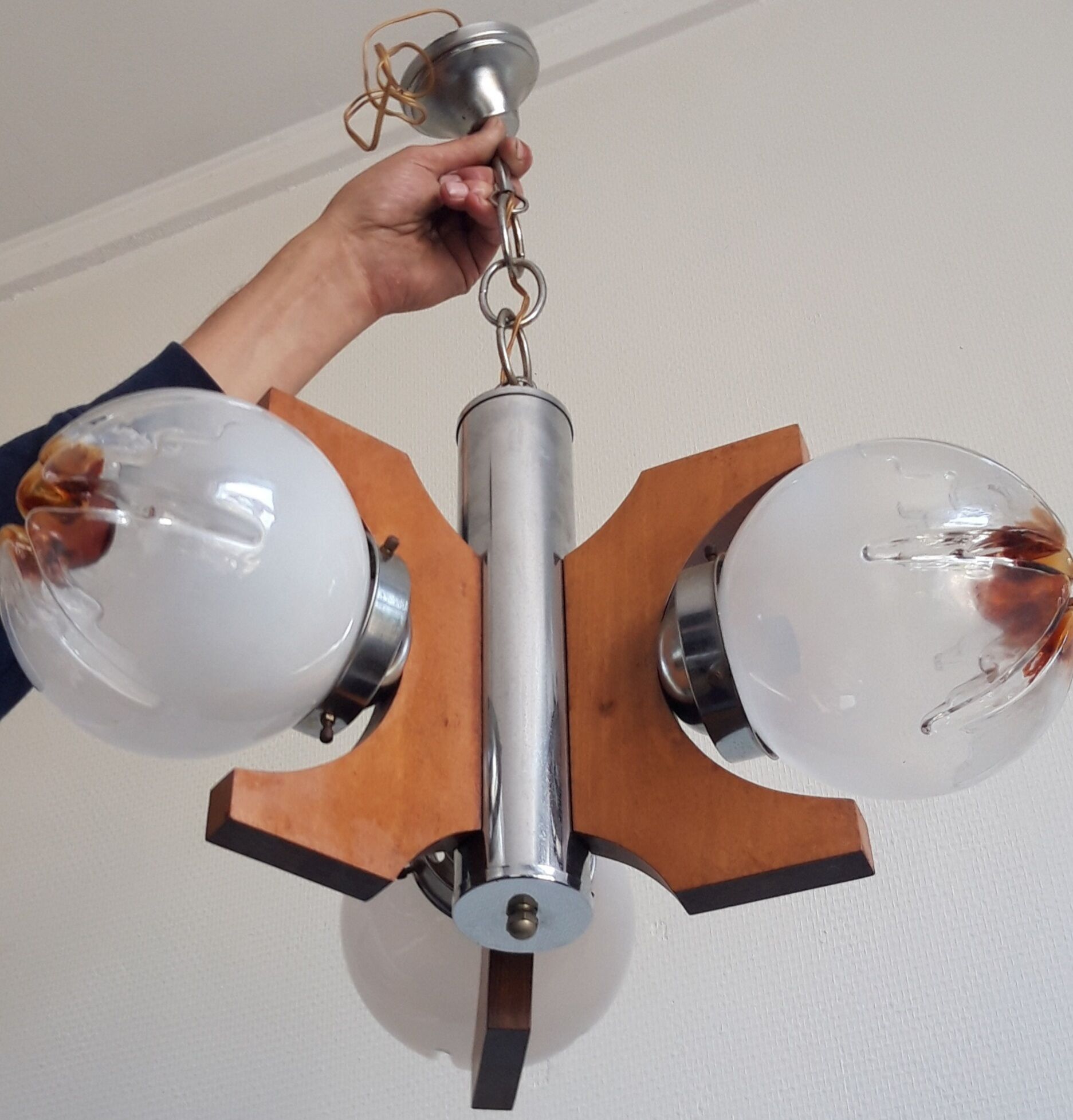 Beautiful Lustre Mazzega murano vintage Scandinavian