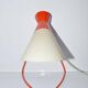 Napako Mid-Century Red and White Table Lamp, Josef Hurka, 1950s