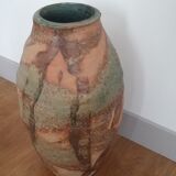 Large multicolored ceramic vase