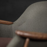 Vintage Mid-Century Modernist Living Room Set Pallas by Svante Skogh for Asko, 1950s, Set of 2