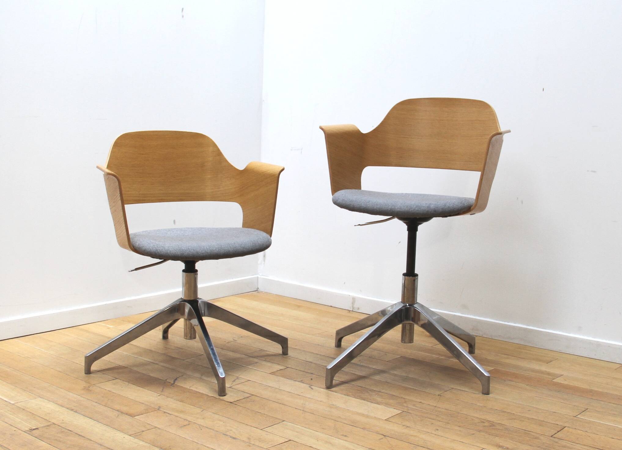 Paire de chaises de bureau vintage Ikéa
