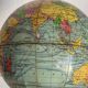 Globe vintage 1950 terrestre Girard Barrère Forest thomas - 26 cm