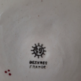 Plat a fruits faience de Desvres