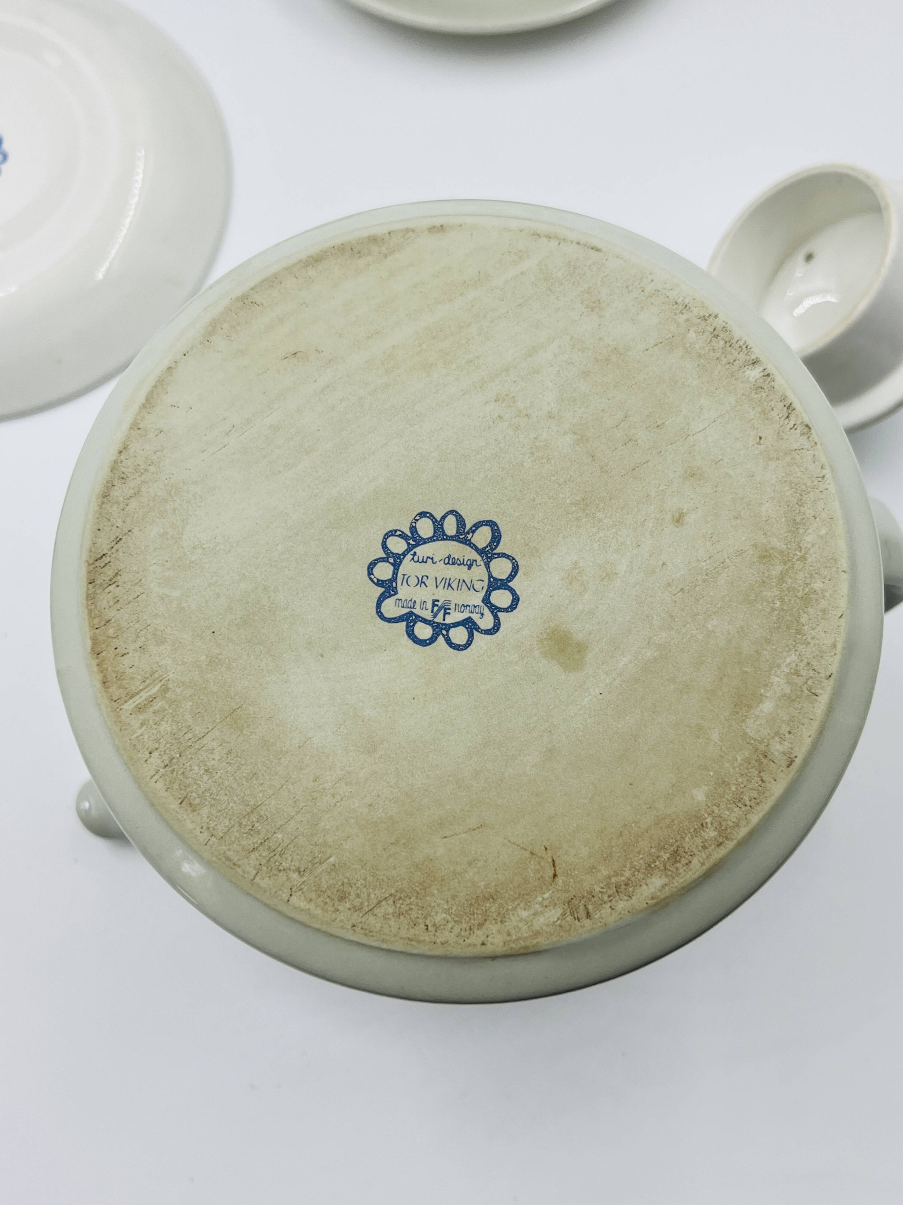 Scandinavian coffee service Tor Viking by Figgjo Flint
