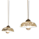 2 x pair of Suspensions metal glass silver & - 1940s