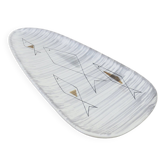 Free-form ceramic "fish" dish, modernist 1960