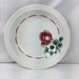 Hollow dish of round shape, made in France Digoin Sarreguemines