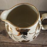 Sadler gilding milk jug English earthenware
