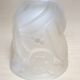 Art Deco pressed glass tulip L'ELF