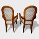 Paire de fauteuils "Bridge" Art Déco – Circa 1940