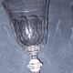 3 crystal glasses