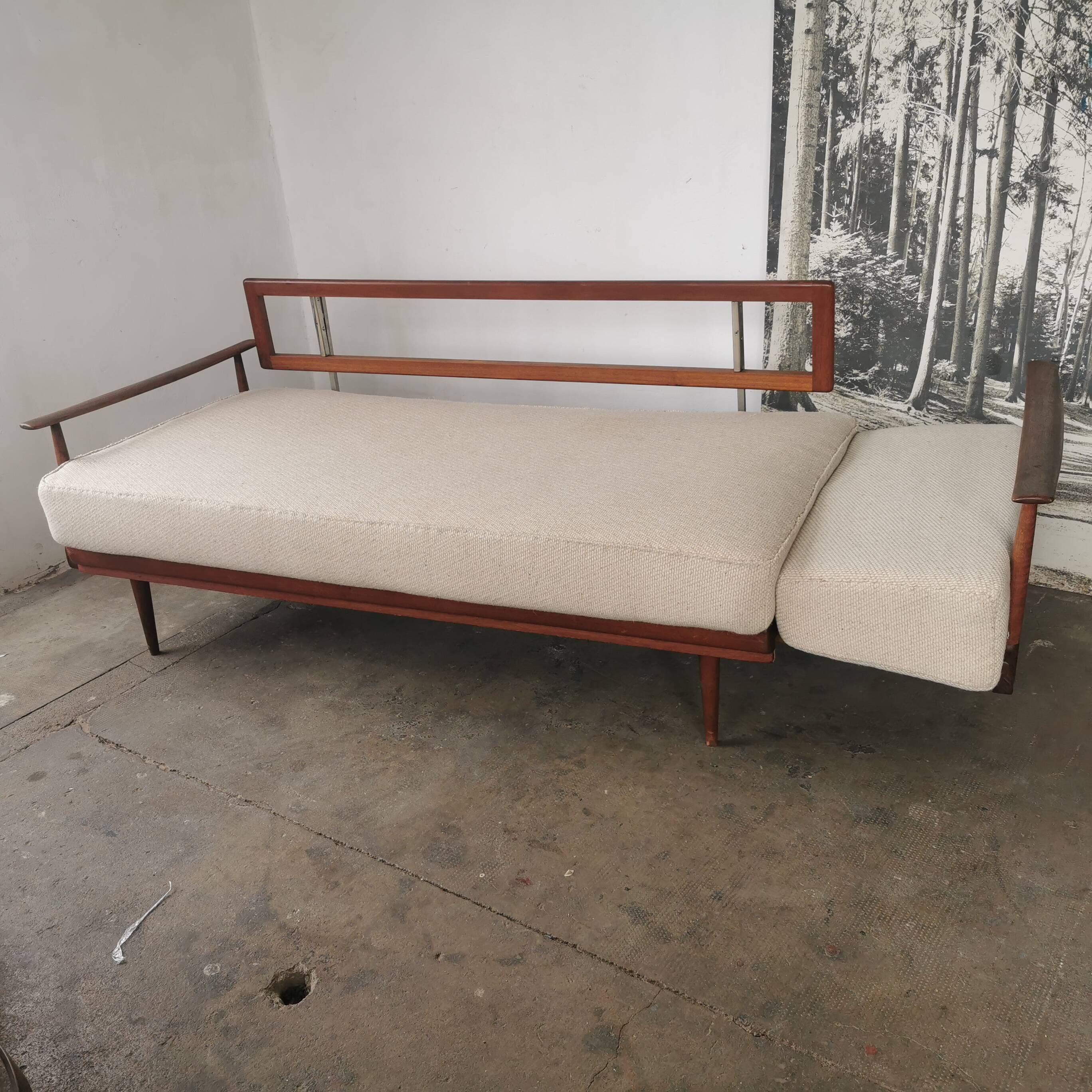 Bench, daybed knoll Antimotte vintage 60s