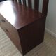 Vintage 60s wardrobe with bench and shoe furniture