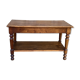 Table de drapier XIXe noyer