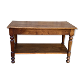 Table de drapier XIXe noyer