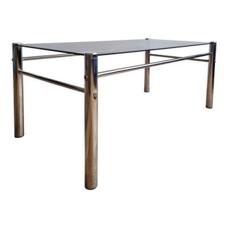 Table basse vintage chrome