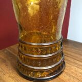 Large Italian Genie Carafe in Empoli Smoked Glass