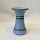 Knights of Tintagel vase in blue sandstone ceramic 1960 -70 soliflore