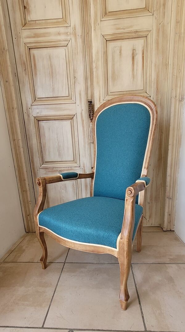 Fauteuil Voltaire Turquoise