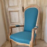 Turquoise Voltaire Armchair