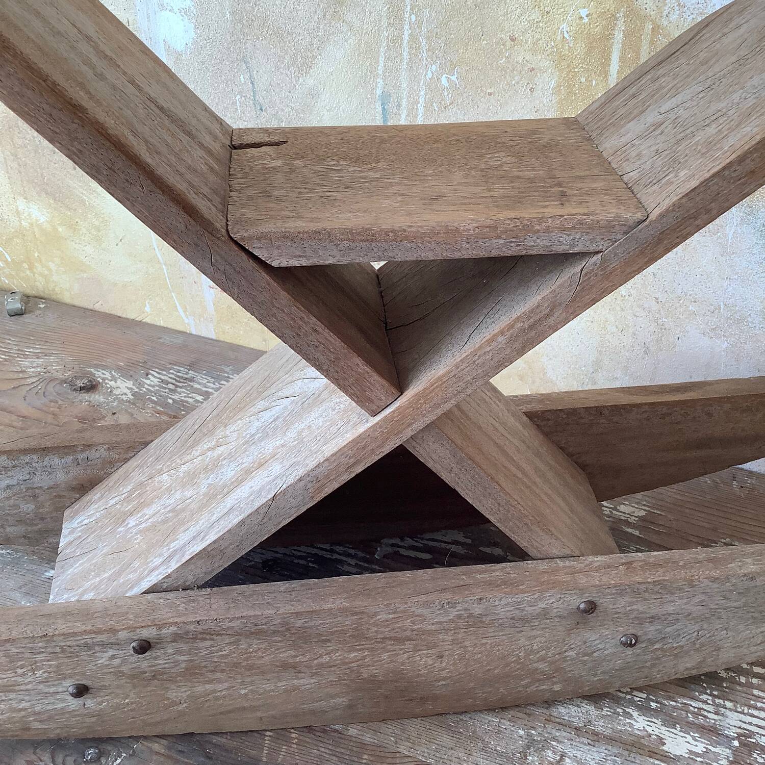 Wooden rocking horse