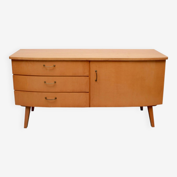 Buffet/commode des années 1950 en érable