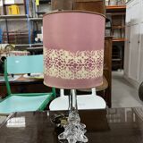 LAMP WITH LAMPSHADE.