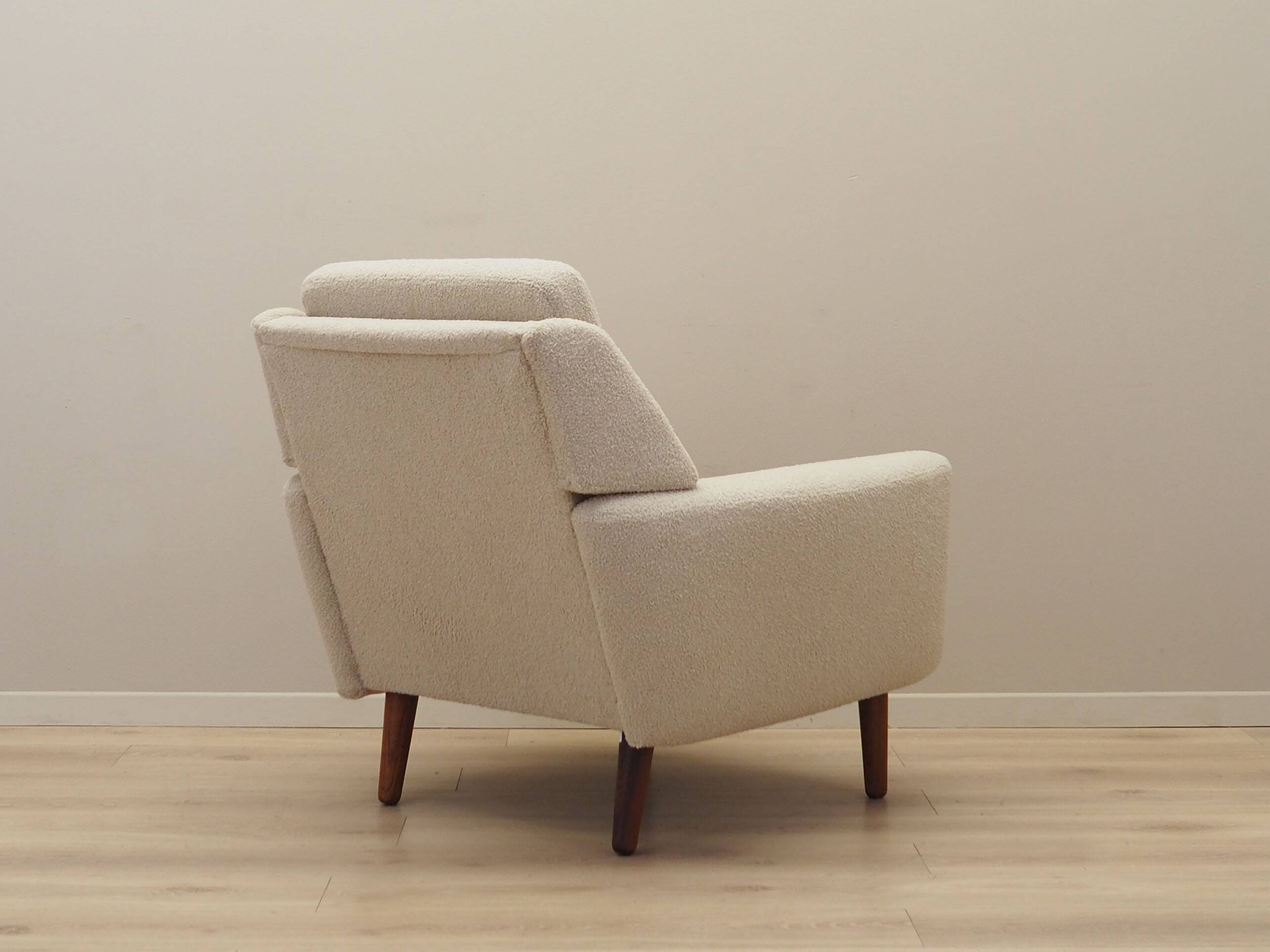 Cream armchair, Danish design, 1970s, production: Denmark