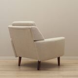 Cream armchair, Danish design, 1970s, production: Denmark