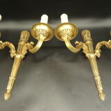 Paire d'appliques au carquois style Louis XVI Petitot France