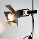 Black vintage floor lamp, 1970's