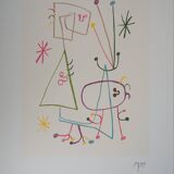 Joan MIRO: Family under the star, signed lithograph